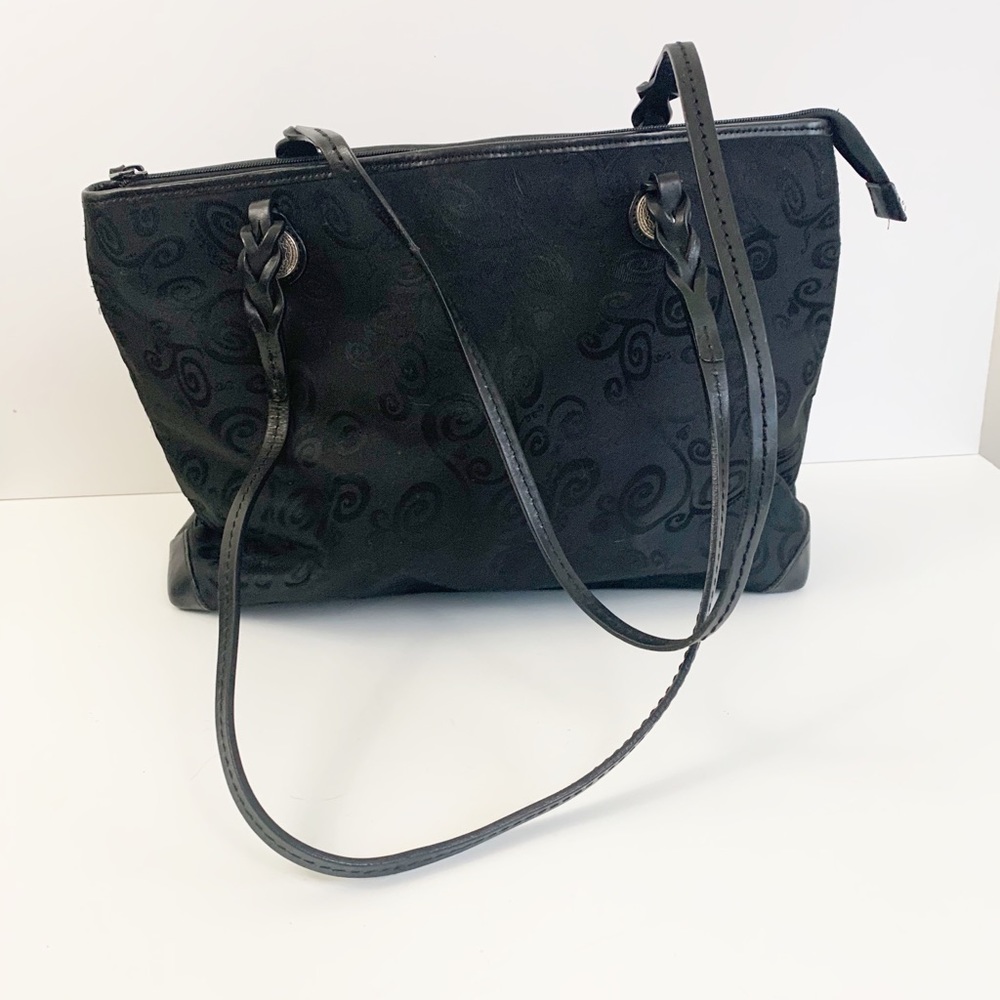 Brighton black signature vine tote bag